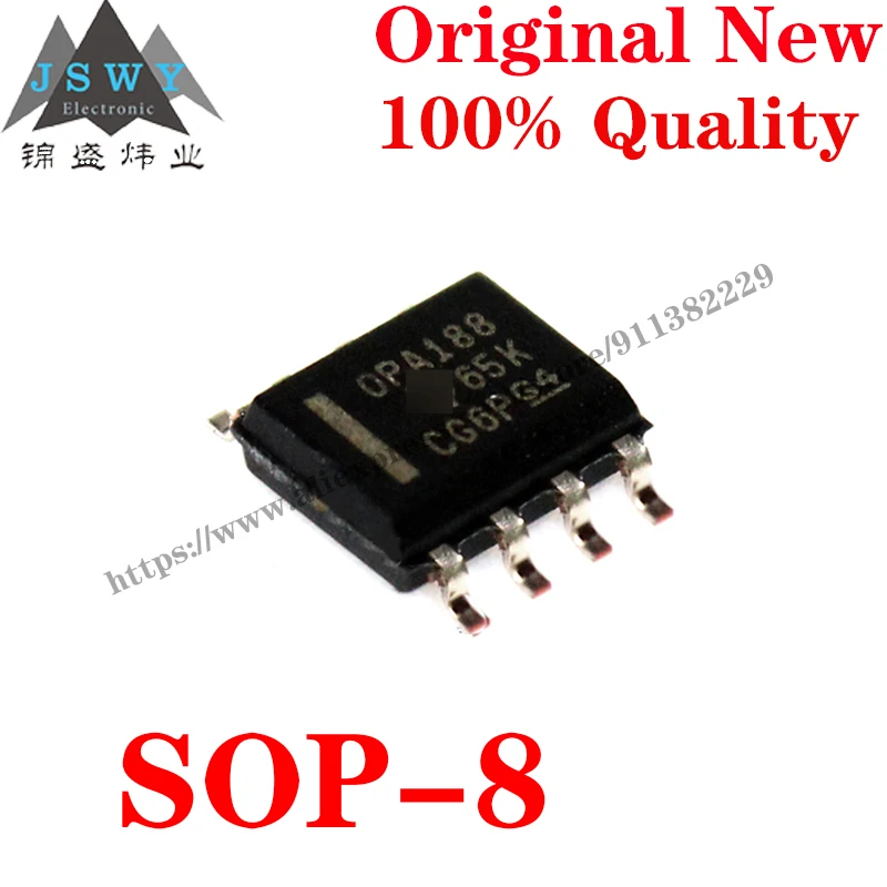 

10~100 PCS OPA188AIDR SOP-8 Semiconductor Precision Amplifier IC Chip with for module arduino Free Shipping OPA188A