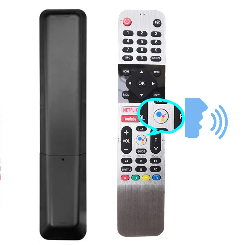NEW 539C-268923-SW-V1 Skywort AI Remote Control with Netflix GooglePlay YouTube Voice Assistant Blutooth BLE IR controller