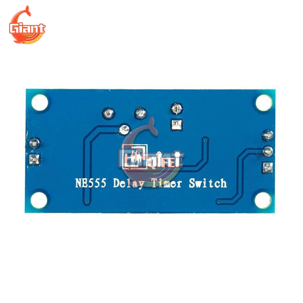 NE555 DC 5V 12V Time Delay Relay Integrated Test Button Module Board DIY Timer Switch Controller Adjustable Module 0-150 Second