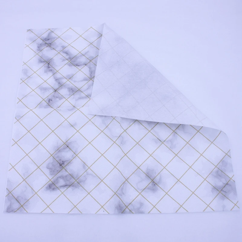 [RainLoong] Print Square Floor Tile Patterned Paper Napkins Tissue For Party Decoration Decoupage 33*33cm 1 pack (20pcs/pack)