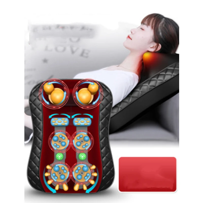 

Neck and shoulder massager back waist cervical spine multifunctional whole body kneading hot compress neck and back massager