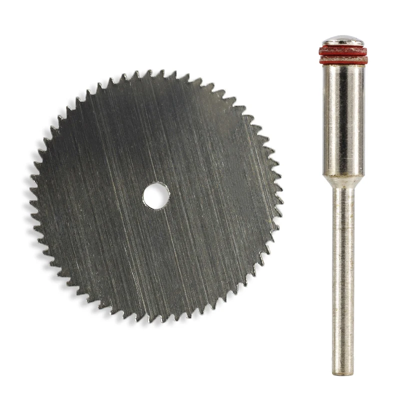 Circular Saw Blade 6pcs 22 25 32mm Stainless Steel Cutting Disc with Mandrel Metal Cutting Saw Disc for Dremel Rotary Tool