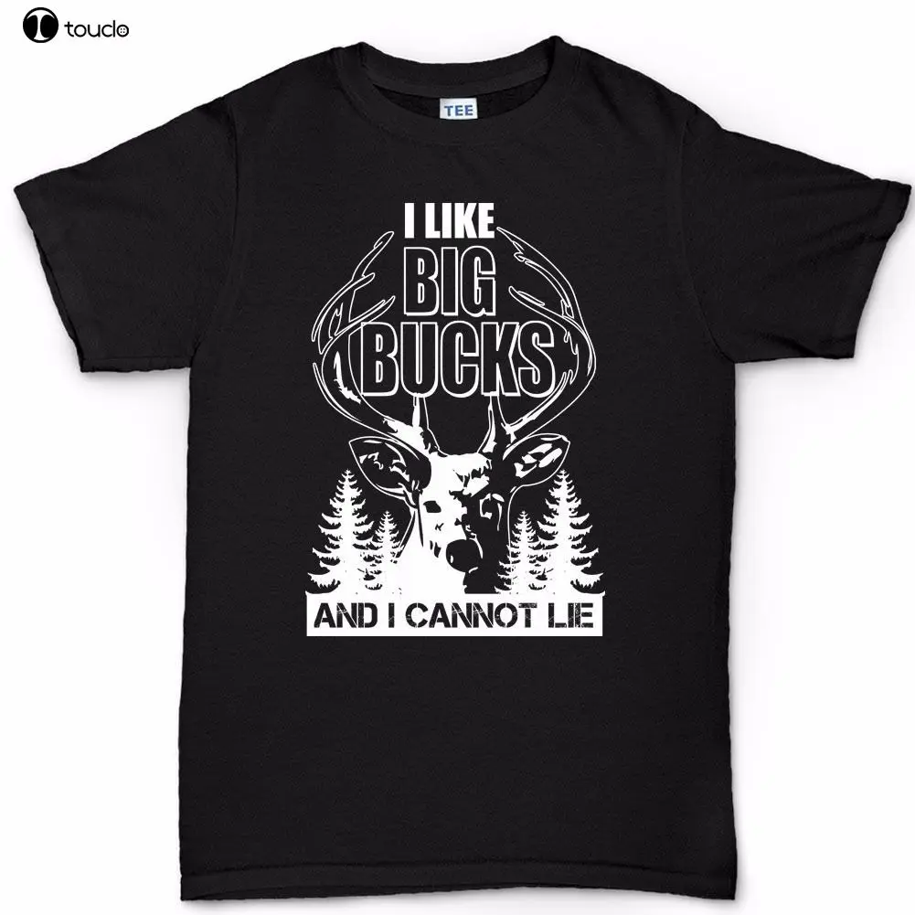 2019 Newest Fashion I Like Big Bucks Hunter Mens T Shirt - Bow Rifle Hunter Survival O-Neck Hipster Tshirts