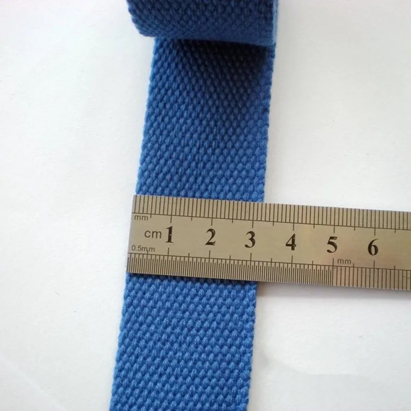 5meter 32mm width Canvas Ribbon Polyester Cotton Webbing Strap Sewing Bag Belt Accessories Outdoor Backpack Bag Parts