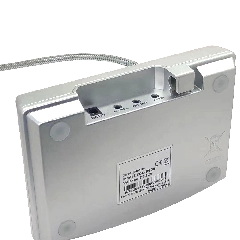 Window Counter Dual Way Intercom Speaker System for Hospital Bank Bus Station Ticket Office Microphone Intercom Speaker