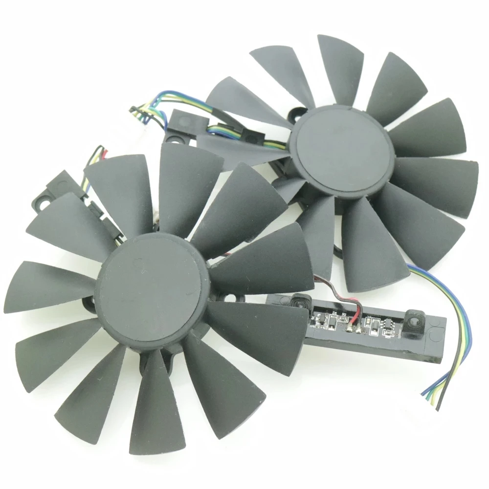 FDC10U12S9-C 12V 0.45A 87mm VGA Fan With Lamp For ASUS GTX1060 GTX1070 RX570 Graphics Card Cooler Cooling Fan