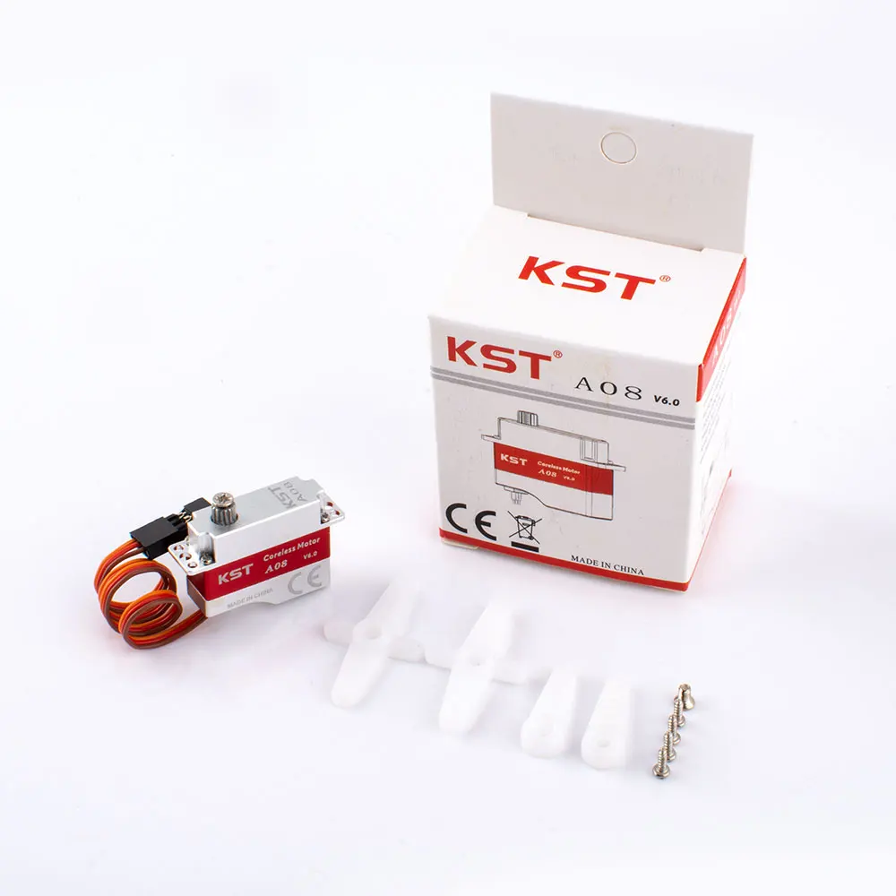 KST A08 V6.0 Coreless Micro Digital Metal Gear HV Servo DLG For RC Drone Glider Airplane Helicopters