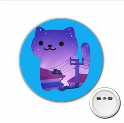 Broche de dessin animé Neko Atsume Cosplay, badges de jeu, épingles de chat mignon, sacs à dos, badges de sac, bouton, accessoires de vêtements, 3 pièces