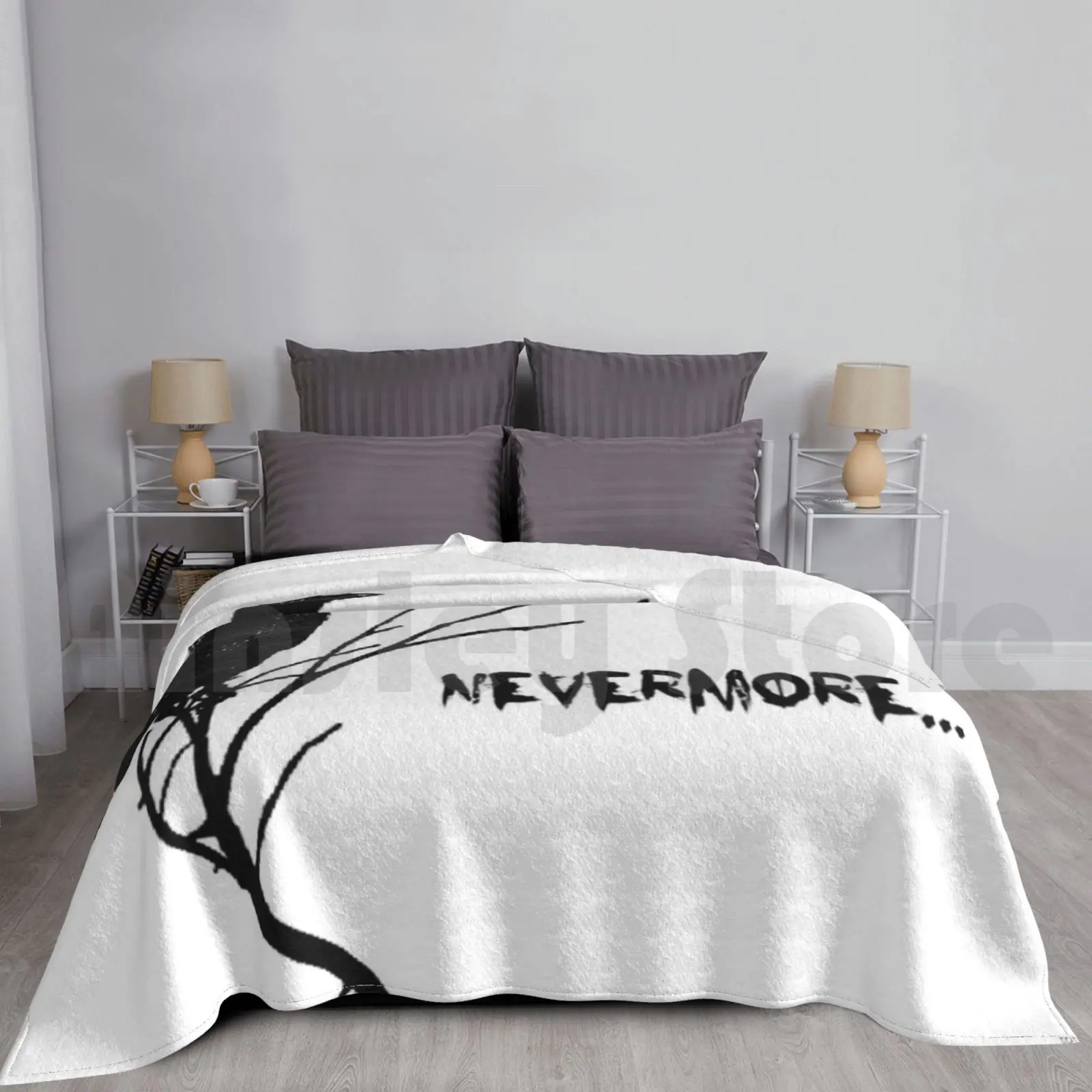 Couverture Nevermore chapeau Nevermore Poe Edgar Allan Poe poésie corbeau le corbeau poème foncé Emo Goth
