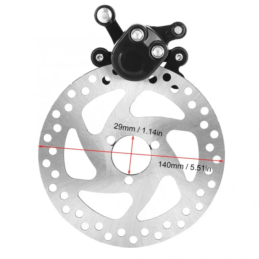 Aluminum Alloy Mini Scooter Rear Disc Brake Set Brake Disc+Brake Caliper for Rotors SUVs Scooter Brake Motorcycle New Arrivals