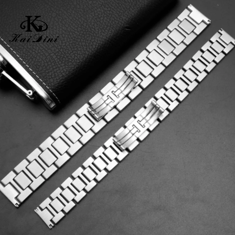 316 Stainless Steel Watch Strap for Cartier Ronde Tank Solo London Men\'s Women\'s Watchband Accessories 20mm 22mm Wrist Strap