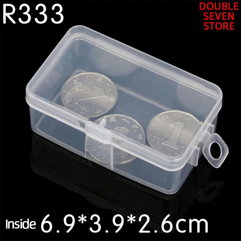 Inside 6.9*3.9*2.6 cm PP Plastic Box For Hinged Plastic Screw Fold Snap Protective Cap Button Nuts Cover Bolts