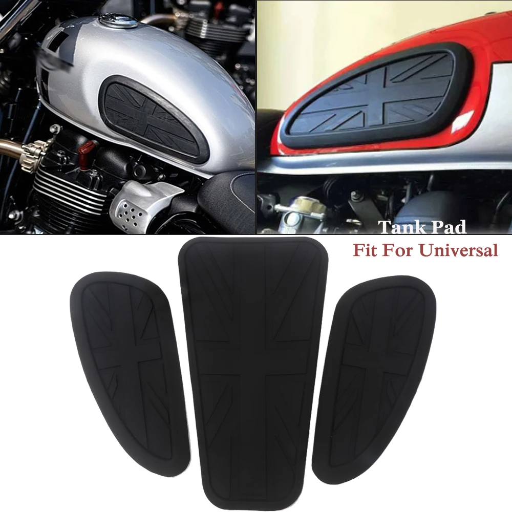 

Fuel Tank Pad Rubber Stickers Fit For Bonneville T120 T100/Thruxton 1200 R/Bobber 1200/Thunderbird 900/ Interceptor 650