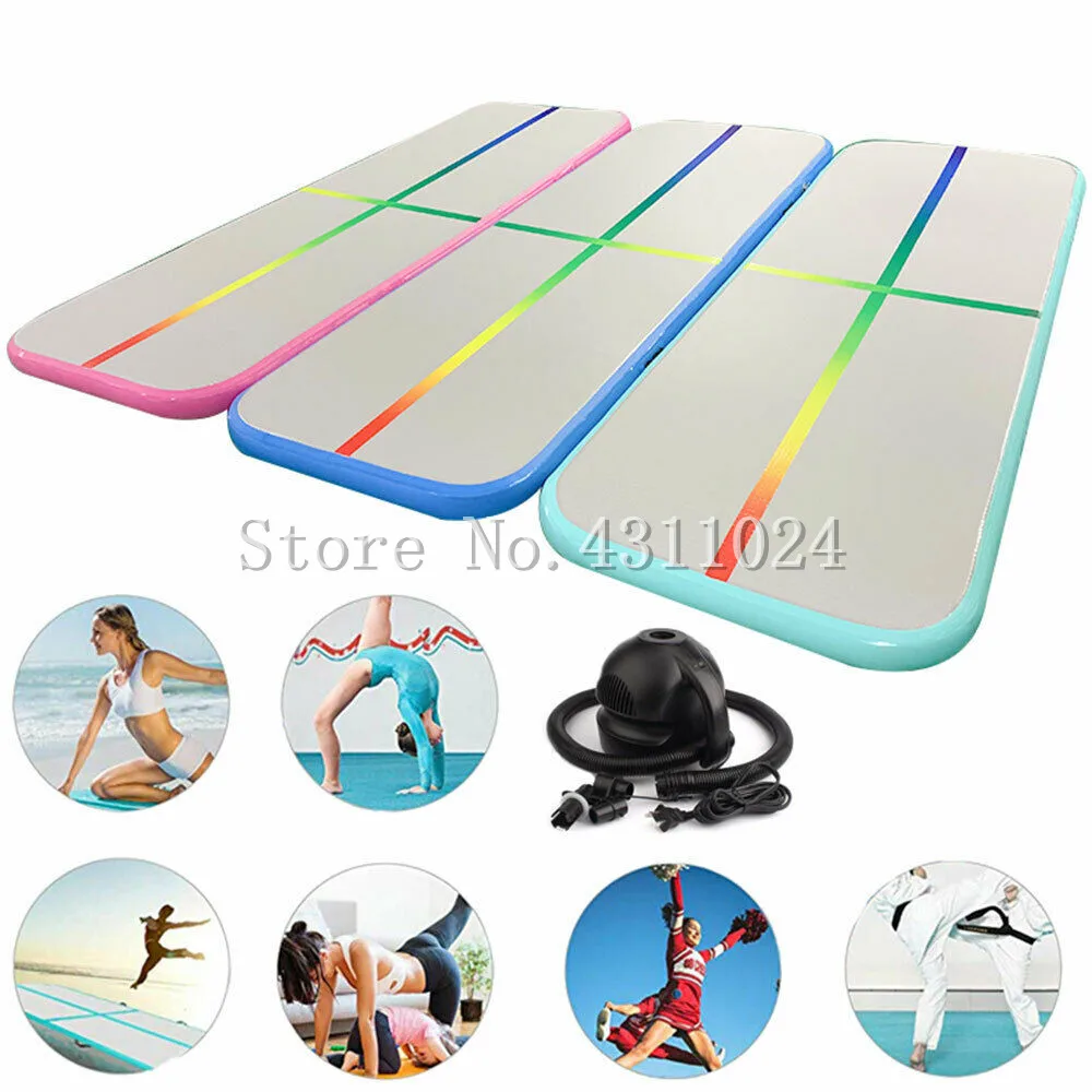 

Free Shipping 3*1*0.1m Gymnastics Mats Inflatable Air Track Yoga Mat Gymnastics Tumble Airtrack Gymnastics Air Floor for Kid