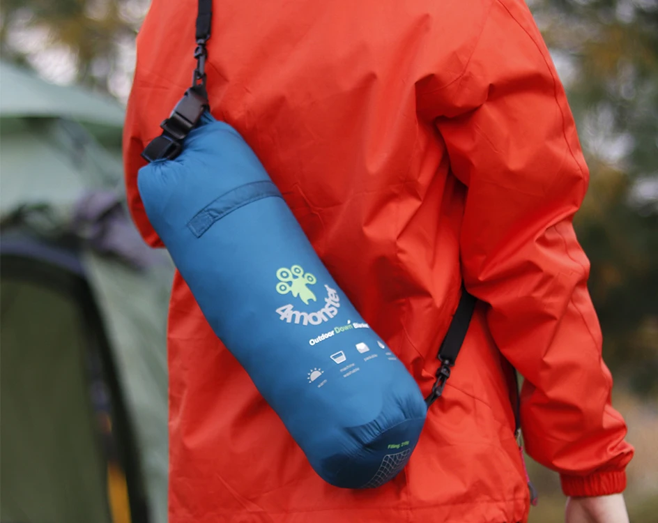 Bunte Duck Down Outdoor Camping decke, wasserdicht, wind dicht, tragbar, Wander matratze für Erwachsene, Campcamp, Multi-Size – Detail 8