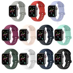 Cinturino in Silicone per Apple Watch Se 7 6 5 44MM 40MM IWatch 38MM 42MM cinturino sportivo per IWO W26 W46 W56 W66 HW12 HW16 HW22 T500 Correa