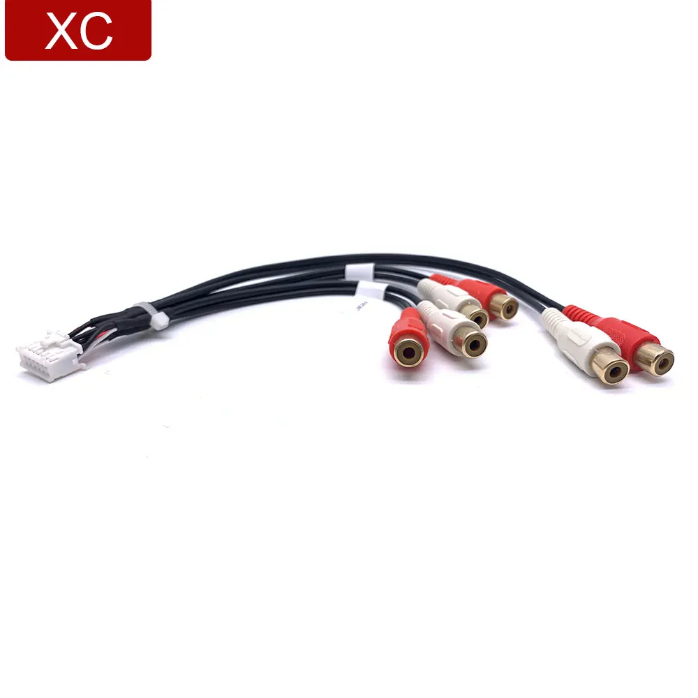 14 Pin 6 RCA For Kenwood CD Output Wire Harness Subwoofer Cable Adapter Wiring Connector Kenwood  Radio Car DVD CD Accessories