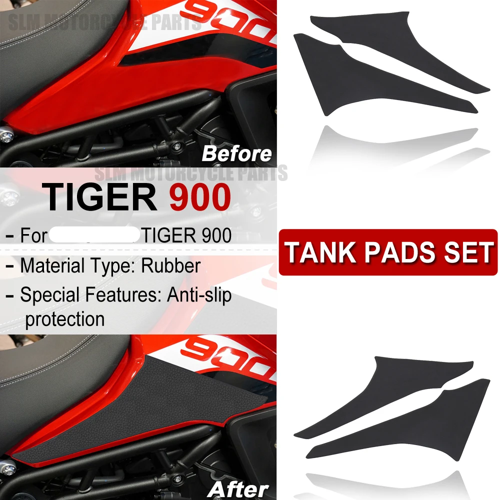 

Motorcycle Accessories Tank Knee Pads Set Grip Anti Slip Fuel Tank Protection Stickers Kit For Tiger 900