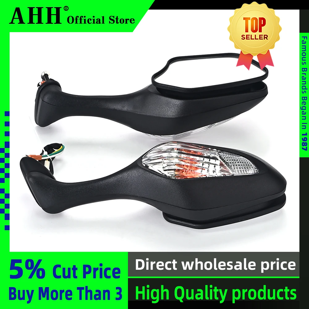 AHH Mirrors Rear View Mirror Inverted have light For Honda CBR1000RR CBR1000 2008 2009 2010 2011 2012 - 2014  Accessories