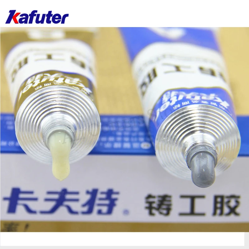 100g Kafuter A+B Metal Repairing Adhesive Super Glue Iron Steel Auto Radiator Water Tank Special leakage Plugging Welding Glue