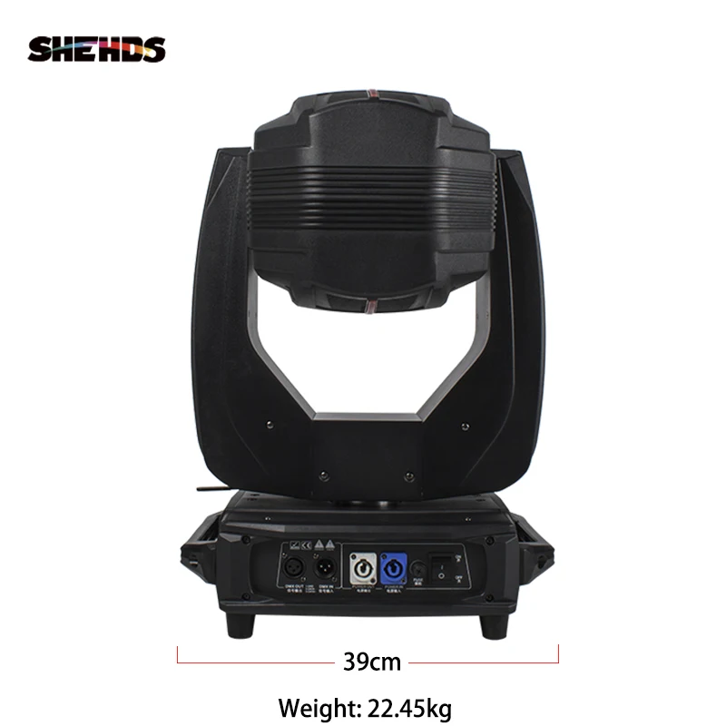 SHEHDS 19R 380W Super Beam Spot Zoom 3in1 RGB Bulb Moving Head Light For Party Bar DJ Disco DMX Stage Lighting Equipment