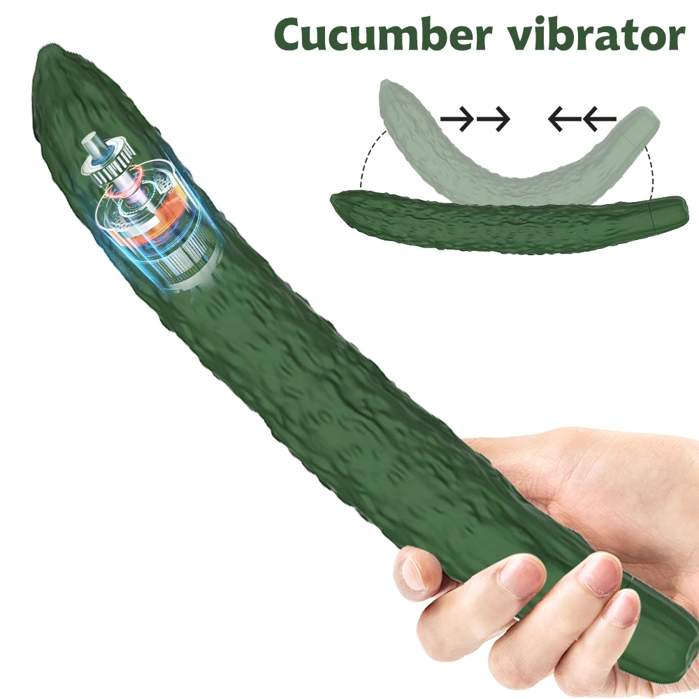 Cucumber Vibrator Dildo Vibrator Sex Shop Nipple Clit Massager Female Masturbator G-spot Vagina Stimulator Sex Toys for Couple