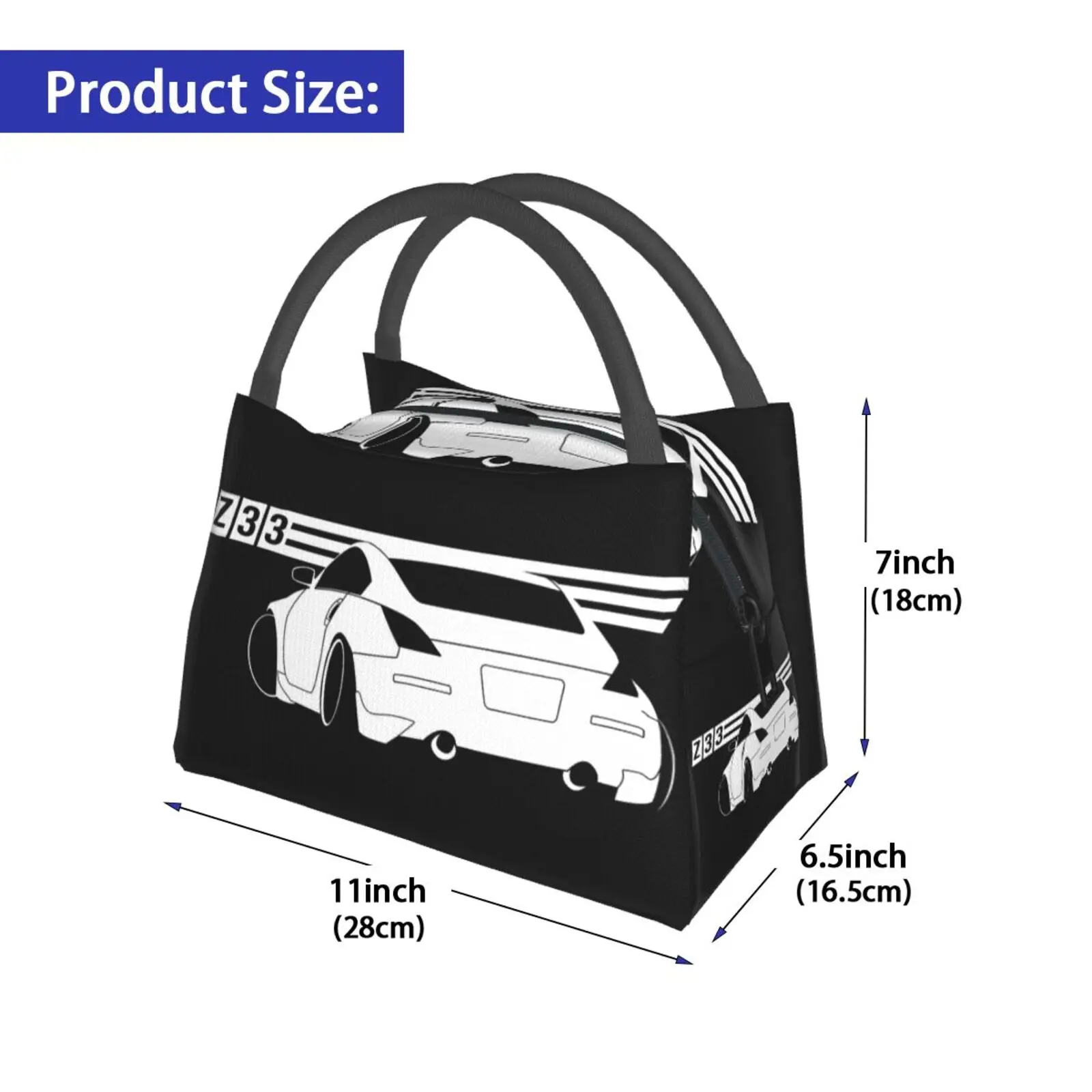 Portable Insulation Bag Z33 Nissan Datsun 350Z Z33 V6 Vq30De Turbo Boost Tuner Scene Culture Case Racing Race Car