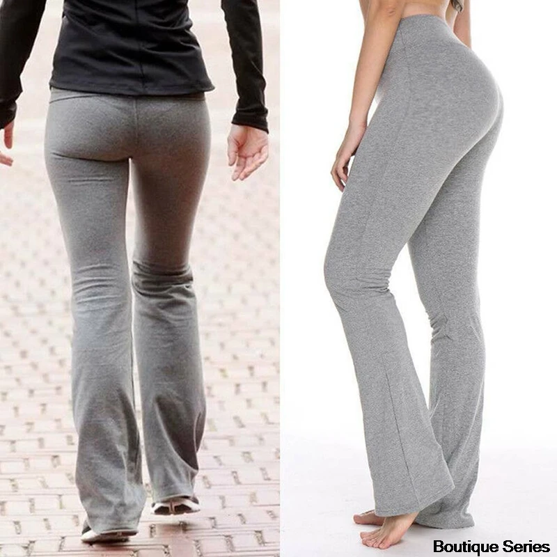 Women's Yoga Pants Running Fitness Jogging Pants Wide Leg Women's Pants Fitness Conspicuous Long Pants