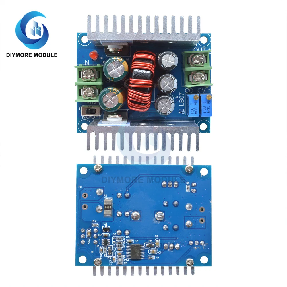 300W 20A DC-DC Buck Converter Step Down Module Constant Current LED Driver Power Step Down Voltage Module Electrolytic Capacitor