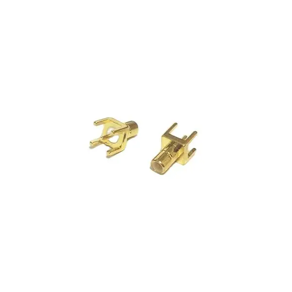 1pc SMB Male Plug  RF Coax Convertor Connector  PCB Mount  With Solder Post  Straight  Goldplated NEW  Wholesale