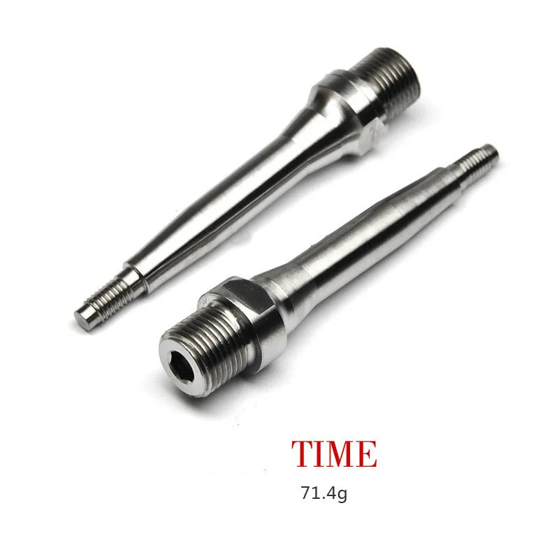 1 pair bicycle pedal titanium axle for time pedal axis super light