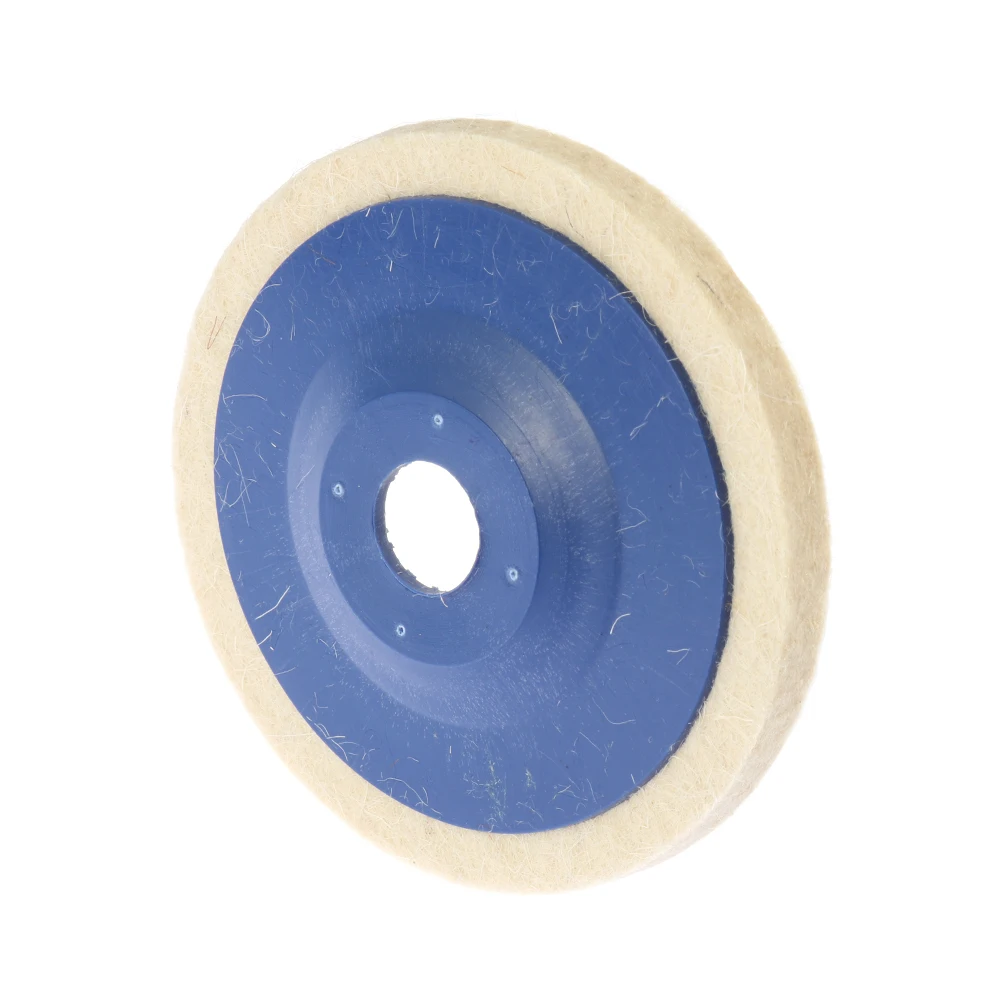 1PC 4 Inch 93mm Wool Polishing Wheel Buffing Pads Angle Grinder Wheel Felt Polishing Disc for Metal Marble Glass Ceramics