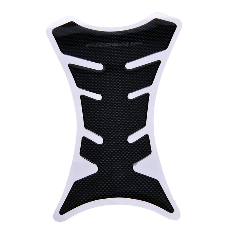 1PC Carbon Fiber Tank Pad Tankpad Protector Sticker Motorcycle Universal Fishbone