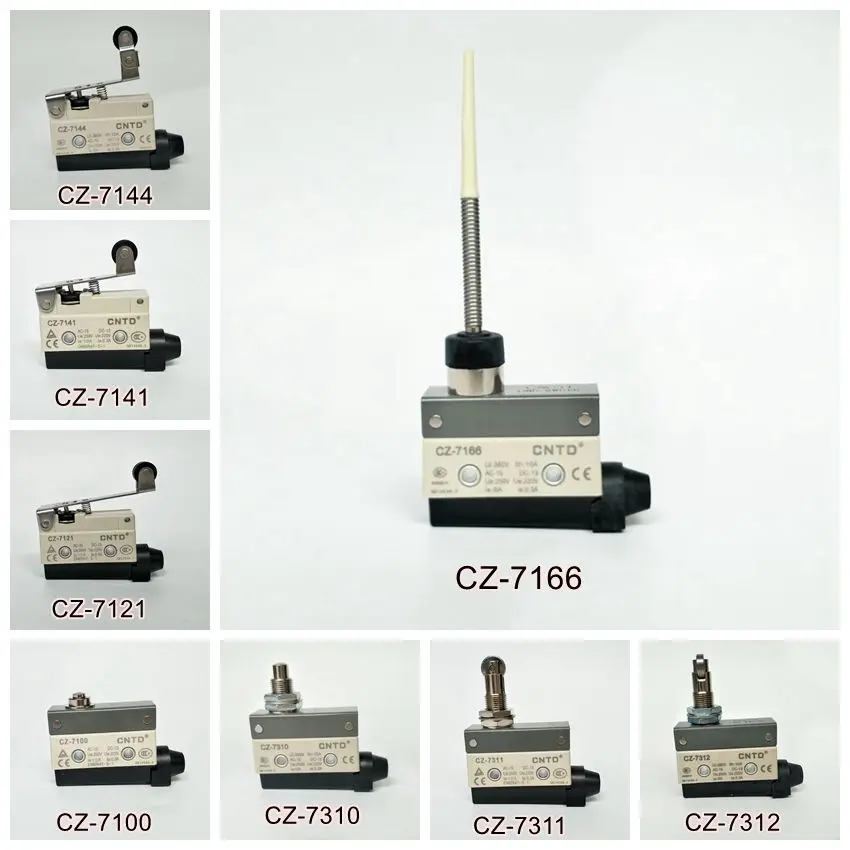 1pcs CNTD Micro Switch CZ-7 series Horizontal Limit Switch CZ-7144 CZ-7141 CZ-7121 CZ-7100 CZ-7310 CZ-7311 CZ-7312 CZ-7166