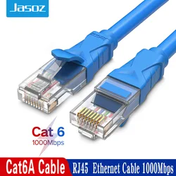 Jasoz Ethernet Cable Cat6 Lan Cable UTP RJ45 Network Patch Cable 5m 10m 20m For PS PC Internet Modem Router Cat 6 Cable Ethernet