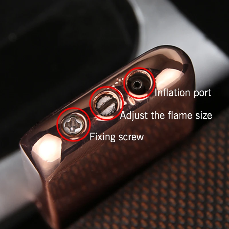 High Quality Men Ultrathin Metal Cigarette Lighter Flame Refillable Cigar Butane Gas Lighter For Smoking Novelty Gadgets