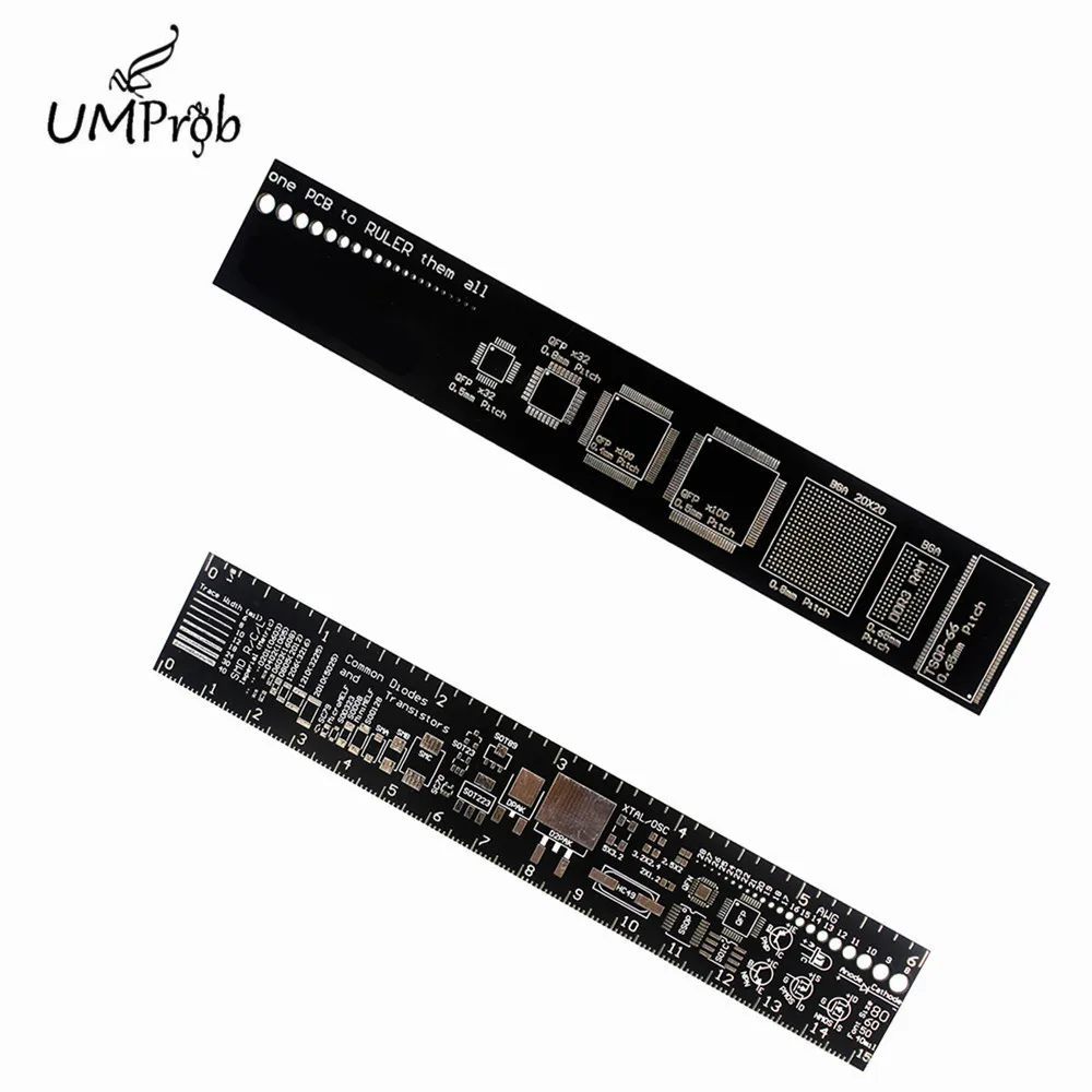 PCB Ruler For Electronic Engineers For Geeks Makers For Arduino Fans PCB Reference Ruler PCB Packaging Units v2 - 6