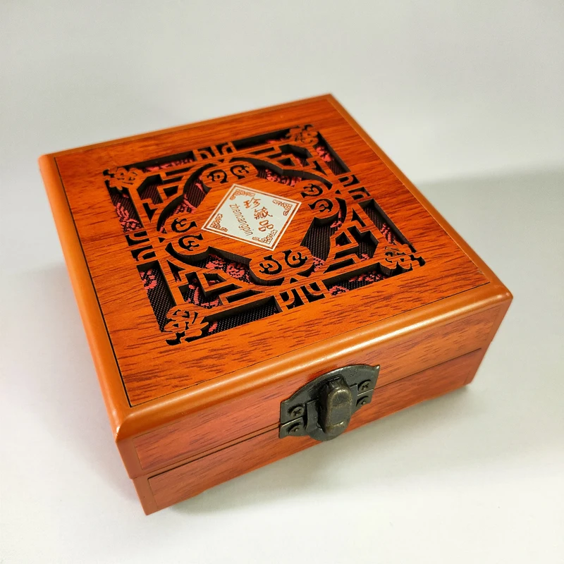 Exquisite Chinese Classical Old-style Handmade Forged Wood Grain Bracelet Box Necklace Jewelry Box / Storage Box