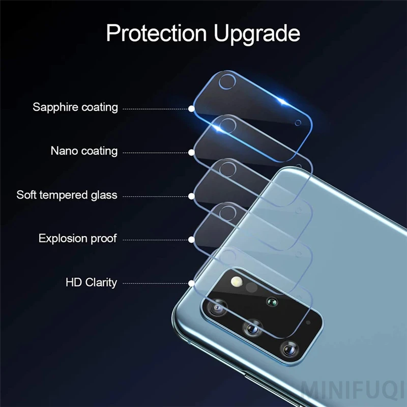 Camera Glass For Samsung Galaxy S24 S23 S22 S21 S20 Plus Ultra Lens Protectors Note 20 10 S10 Lite FE S23FE S10E 5G Film