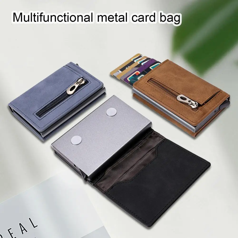 Vintage Faux Leather Men's Fashion Mini Purse Slim Soft Wallet Mini Credit Card Purse Card Holders Men Wallet carteira masculina