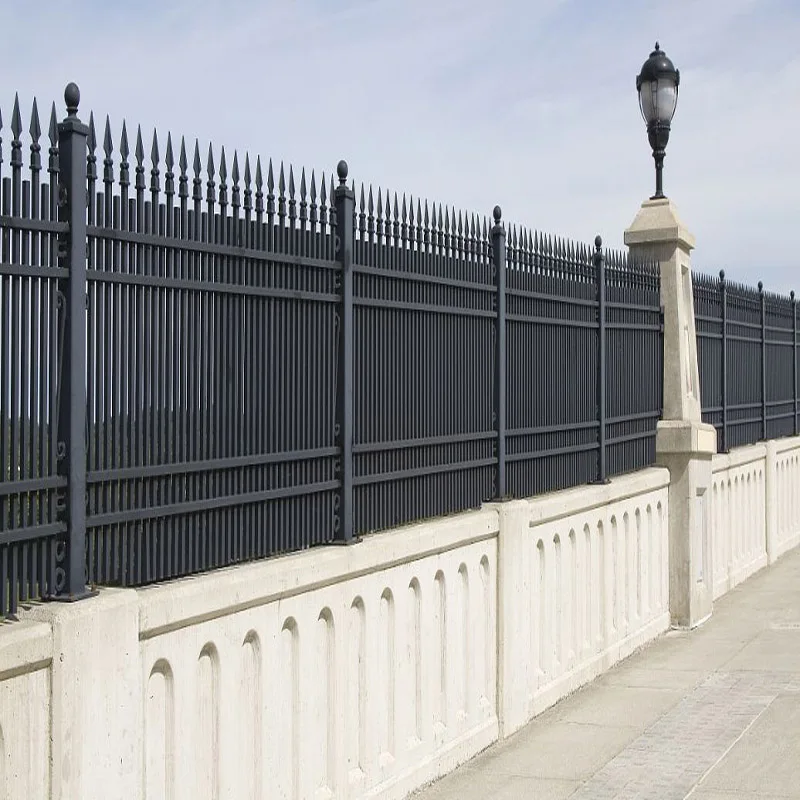 Zinc steel fence panels Metal fence wrought iron