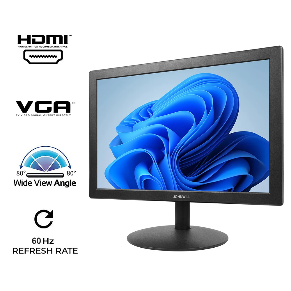 15.4 Inch pc monitor 1440X900 Lcd Display compatible VGA HDMI 13.3″1366X768 Gaming monitor for Desktop Computer monitor