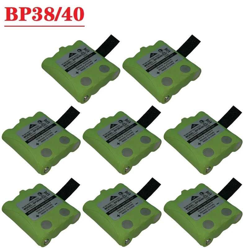 

BP38/40 1-10 шт. аккумулятор 4,8 В для Uniden BP-38 BP-40 BT-1013 BT-537 FRS-008 4,8 В 700 мАч для серии MOTOROLA TLKR T4 T5 T6 T7 T8