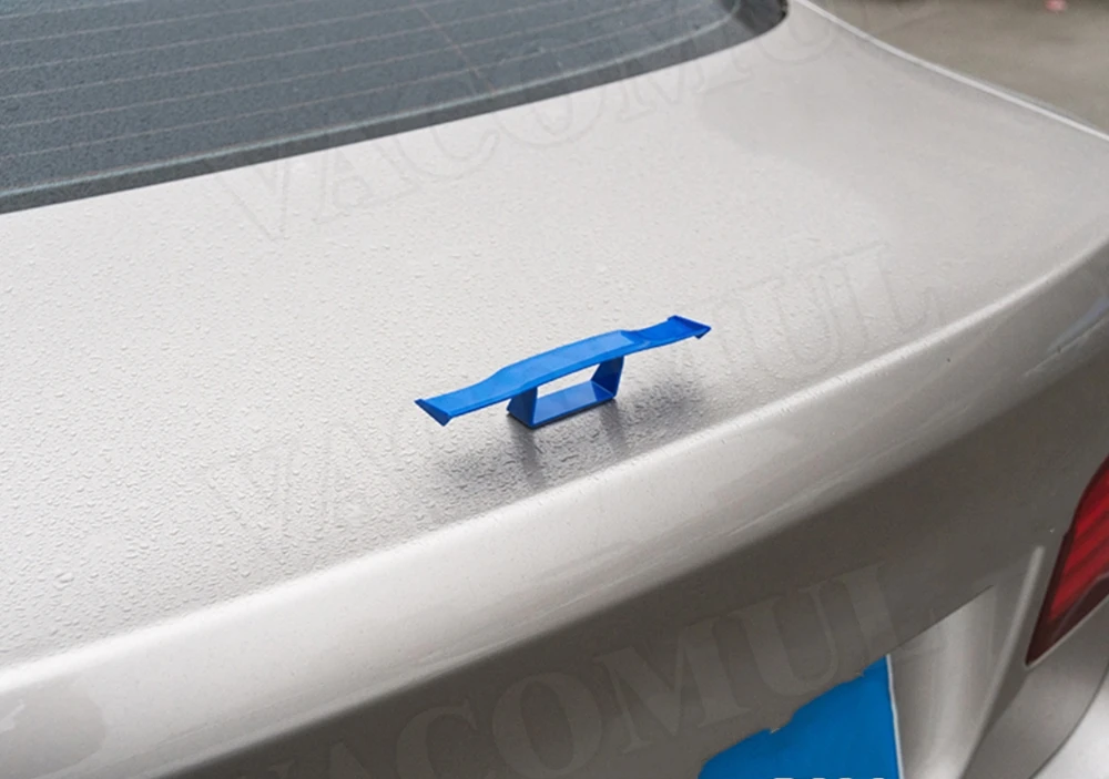 Sau Ô Tô Mini Xẻ Tà Cánh Xe Máy Mô Hình Nhỏ Canard Đuôi Winglet Nhựa ABS Cho Xe BMW E46 E90 E60 Dành Cho Xe Ford tập Trung 2 Cho Xe Audi