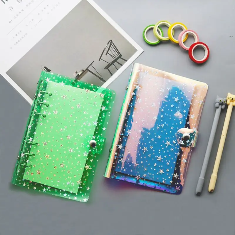 A5 A6 Star Loose Leaf Binder Notebook Inner Core Cover Journal Planner Office Stationery Supplies