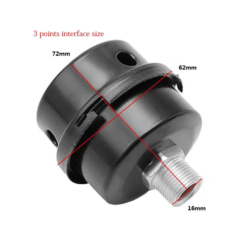 All-iron Oil-free Silent Air Compressor  Pump  Filter Muffler Accessories 2 Points 3  4 Po