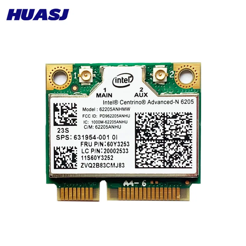 Huasj-processador intel centrino thinkpad x220, x220i, t420, 60y3253, wi-fi, pcie, jeta, n 6205, 62205hmw, 300mbps