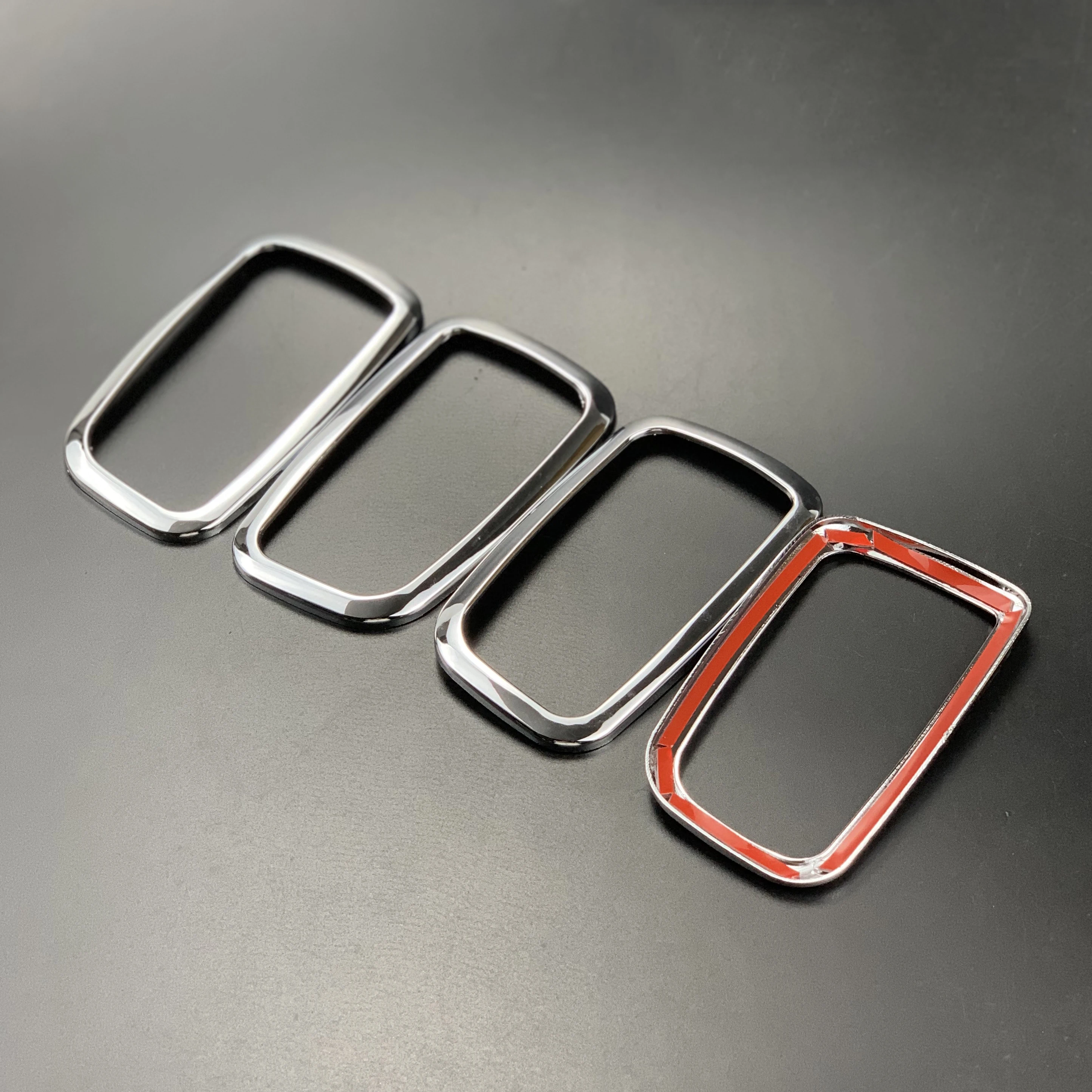 For Mitsubishi ASX ABS Chrome trim handle bowl decoration box ring 4PCS/lot for Mitsubishi ASX auto accessories