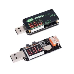 5V 5W USB Fan Governor Speed Controller Adjuster  USB light dimming timing USB voltage conversion Voltage display