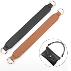 Portable PU Leather Wide Bag Strap Shoulder Strap Spring Buckle Strap Handle Black Brown Replacement Accessories For Handbag Bag